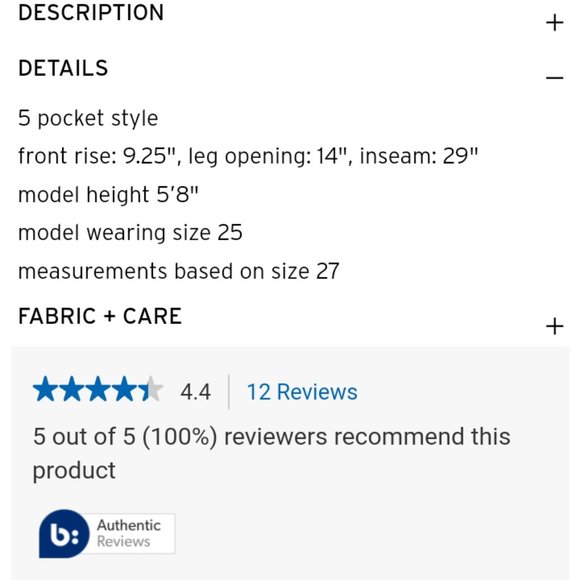 𝙉𝙚𝙬 𝙃𝙐𝘿𝙎𝙊𝙉 𝙗𝙖𝙧𝙗𝙖𝙧𝙖 𝙨𝙩𝙧𝙖𝙞𝙜𝙝𝙩 𝙘𝙧𝙤𝙥 𝙟𝙚𝙖𝙣𝙨 - Picture 5 of 6